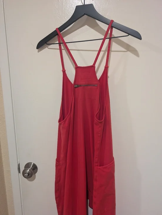 Free People Movement Hot Shot Onesie In Cherry - Picture 8 of 16